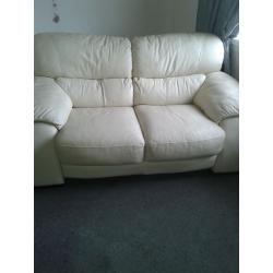 2 seater leather sofa