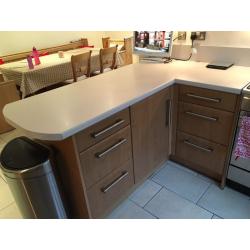 Fully fitted kitchen including integrated Siemens dishwasher