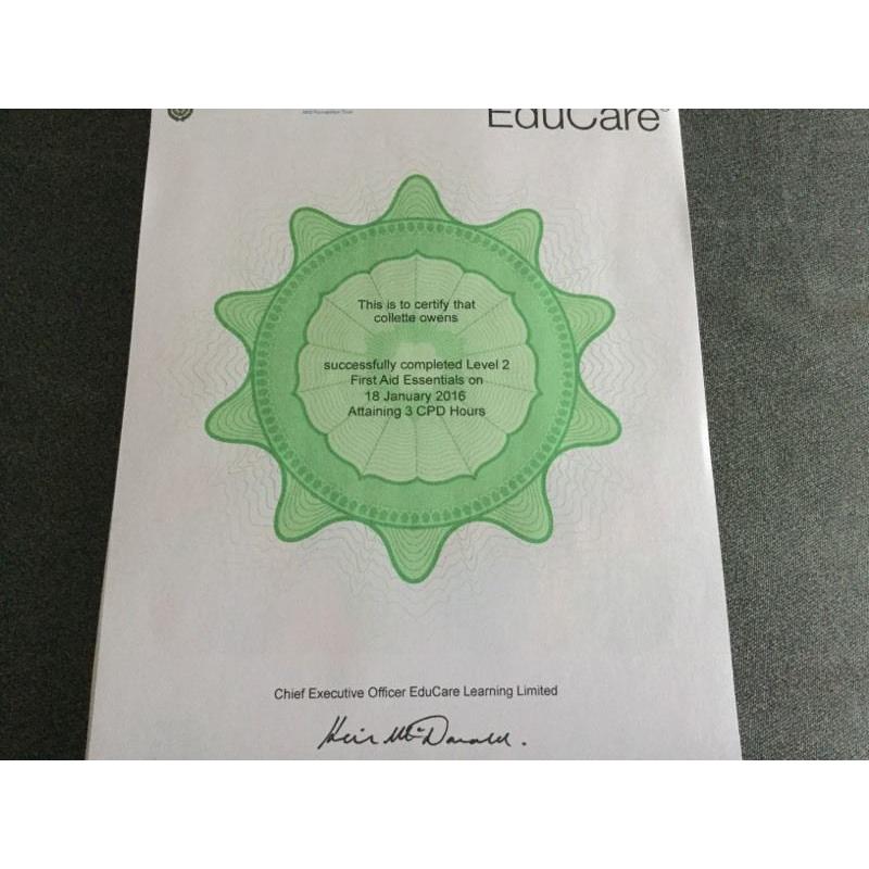 Registered childminder g51 area Glasgow