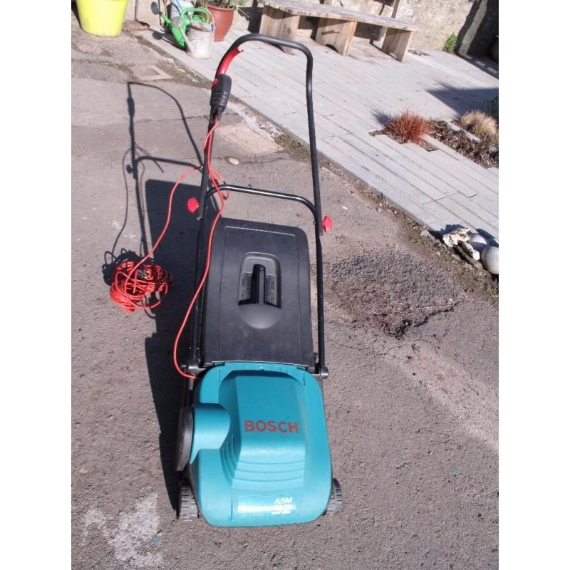 BOSCH electric lawnmower, 14" cut, good condition