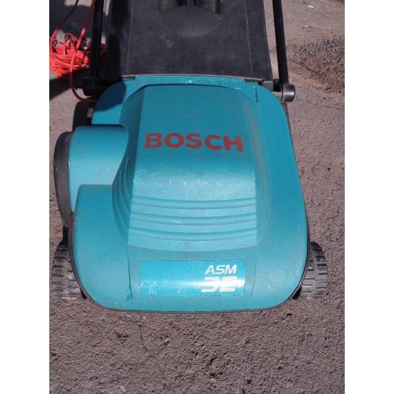 BOSCH electric lawnmower, 14" cut, good condition