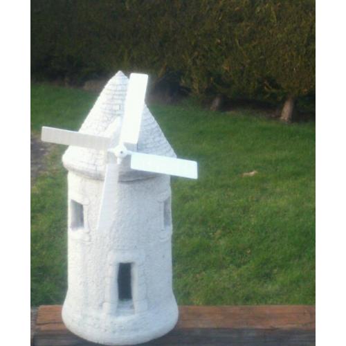 Large concrete garden ornament windmill