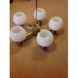 Brass/Gold effect ceiling lights
