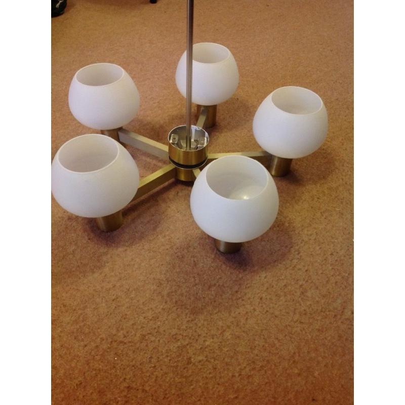 Brass/Gold effect ceiling lights