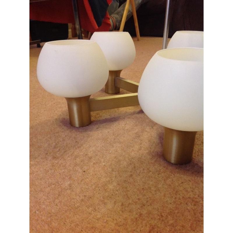 Brass/Gold effect ceiling lights