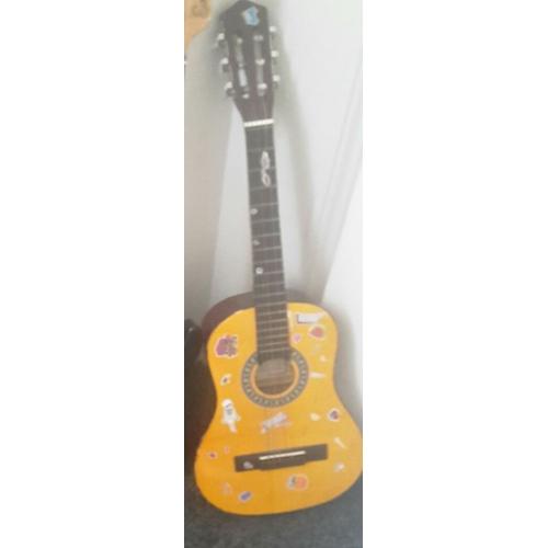 baby girls pram and kids guitar