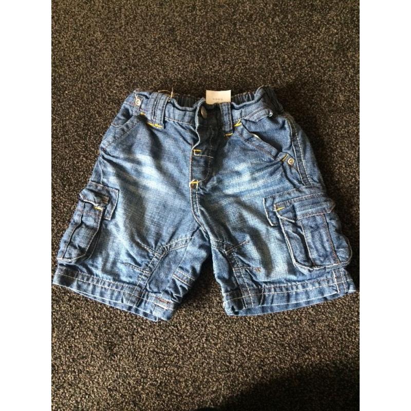 Boys 3-6 months shorts.