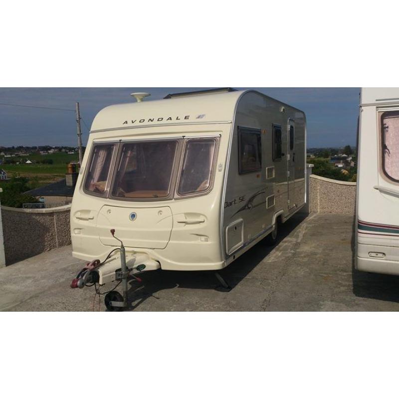 2007 avondale dart 5 bearth caravan