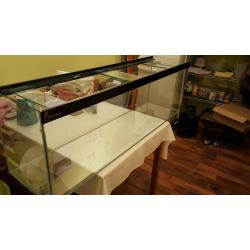 4 foot fish tank, tank only no hood or stand