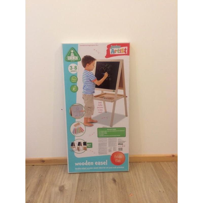 Elc double sided wooden easel