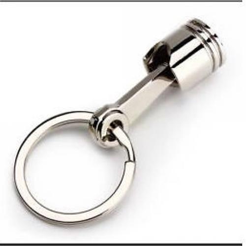 Polished Piston Keyring