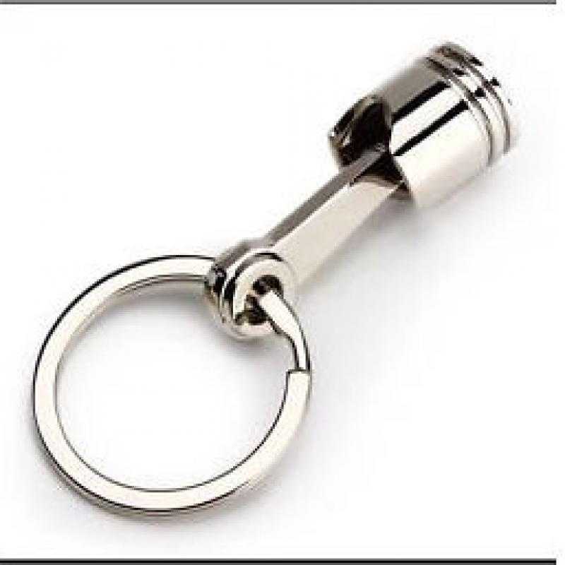 Polished Piston Keyring