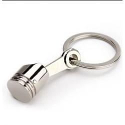 Polished Piston Keyring
