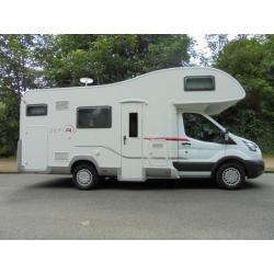 Roller Team Zefiro 675 Bunk Beds, 6 Berth, Centre Dinette For Sale
