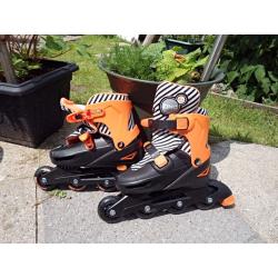 Zinc inline skates