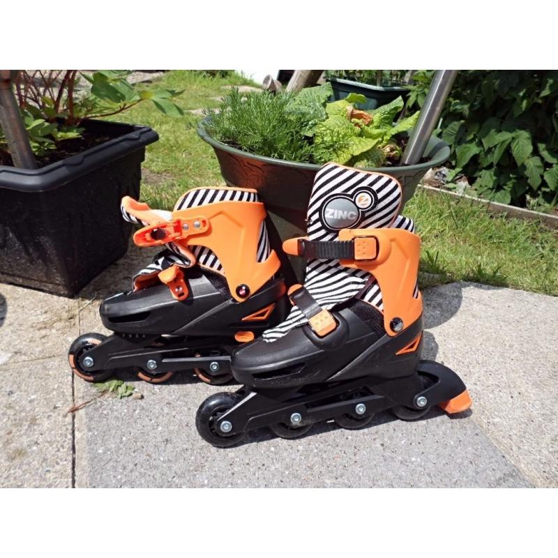 Zinc inline skates