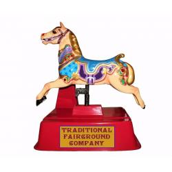 FAIRGROUND ARCADE FUNFAIR CAROUSEL HORSE JOGGING MACHINE VINTAGE