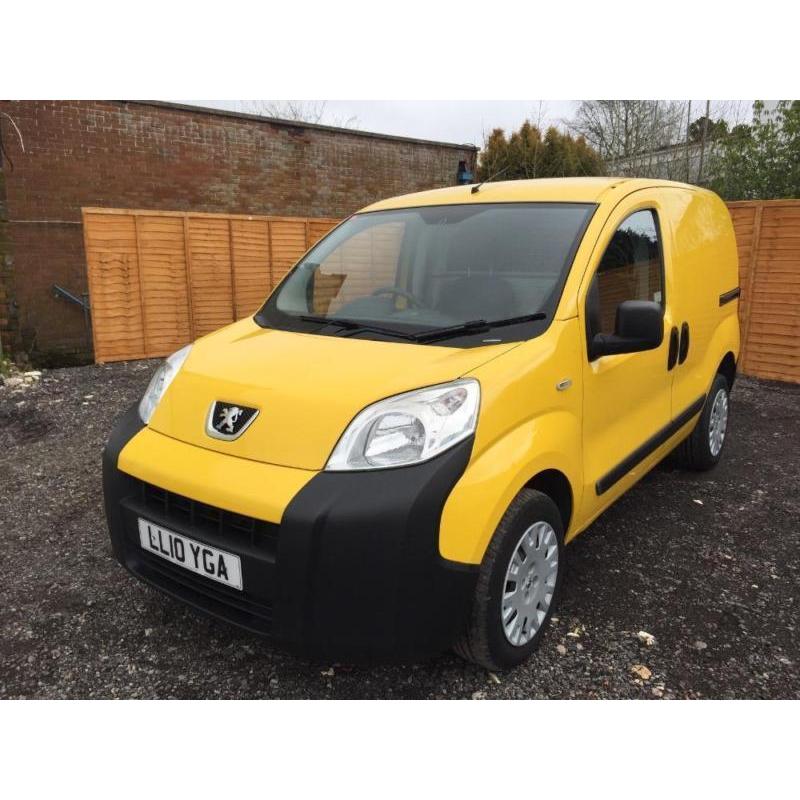 2010 10 PEUGEOT BIPPER 1.4 HDI PROFESSIONAL 1D 68 BHP DIESEL