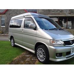 Mazda Bongo Ford Friendee 8 seats pop up roof camper van V6