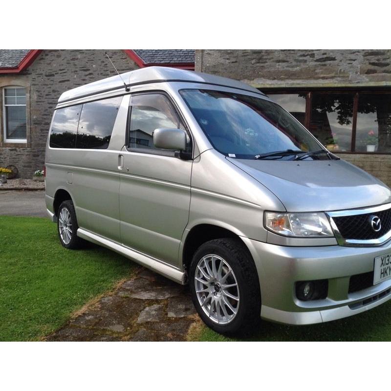 Mazda Bongo Ford Friendee 8 seats pop up roof camper van V6