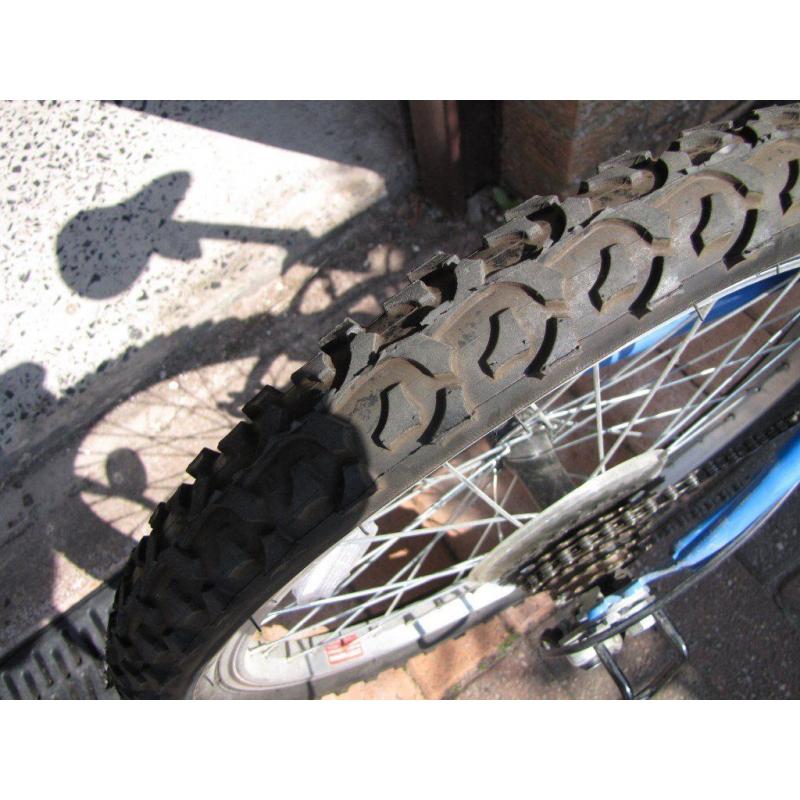 TRAX TFS-20 Kids bicycle, 20" wheels, F & R Suspension, Blue, 6 gears, pick up from Inverkip