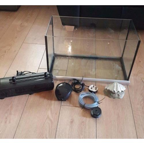 Tank filter air pump