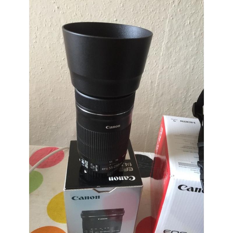 canon ifs 55-250mm is stm lens