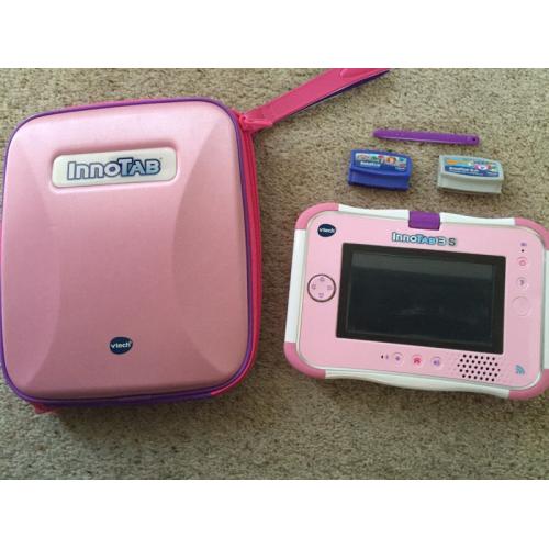 Innotab 3s with case, charger, games
