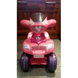 FEBER ELECTRIC 6V BATTERY POWERED MINNIE MOUSE QUAD BIKE