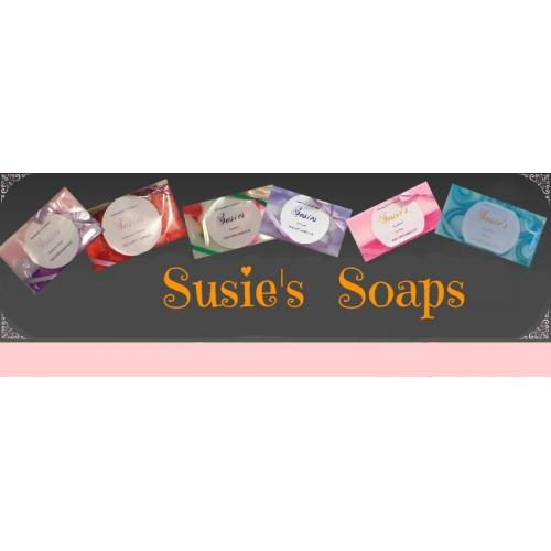 Luxury Handmade Soap BY Susies Soaps, looking for craft fairs and we do Party Plan with commission
