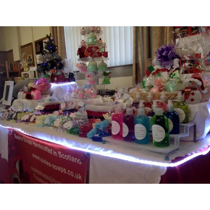Luxury Handmade Soap BY Susies Soaps, looking for craft fairs and we do Party Plan with commission