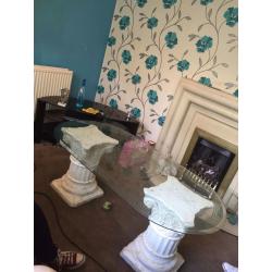 2 versace units and matching table