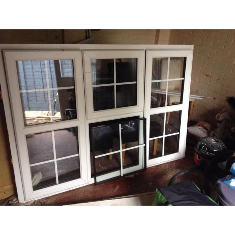 Sash style white pvcu window