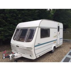 LUNAR METEOR 2 BERTH CARAVAN - VERY CLEAN - NO DAMP - LIGHT WIEGHT - WITH AWNING