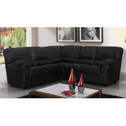 Candy sofa range, 3+2 sofa set or corner sofa, available in black, brown, cream or red