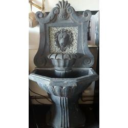 Interior/ exterior lions head, 6 spout water fountain