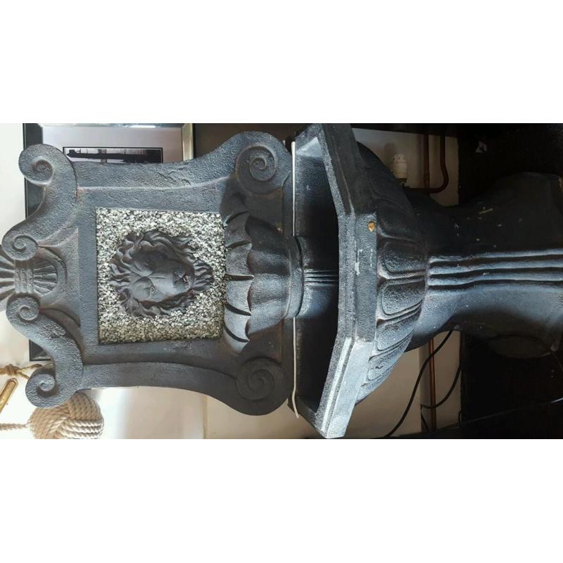 Interior/ exterior lions head, 6 spout water fountain