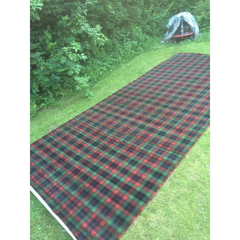 Tartan carpet