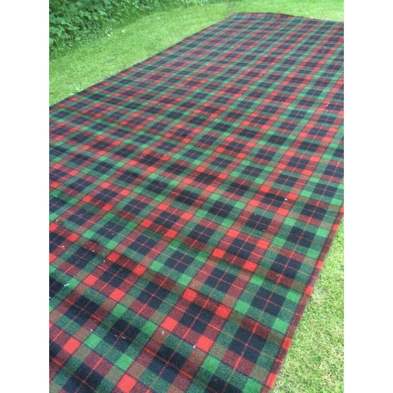 Tartan carpet