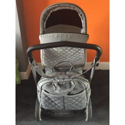 Babystyle prestige pram with wetwall chassis parts still boxed