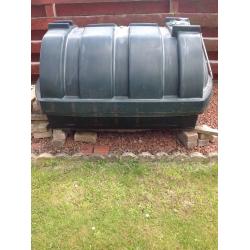 Central heating OIL, 600 litres, Kerosene, (inc 1200litre tank with brand new tankmaster valve)
