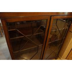 large glazed bookcase/ display cabinet