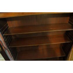 large glazed bookcase/ display cabinet