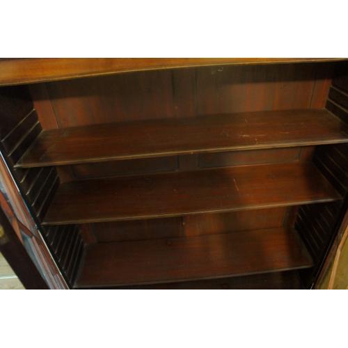 large glazed bookcase/ display cabinet