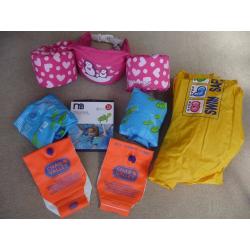 Swimming armbands & swim supports for sale.Suitable for boys/girls.All excellent condition.Some new
