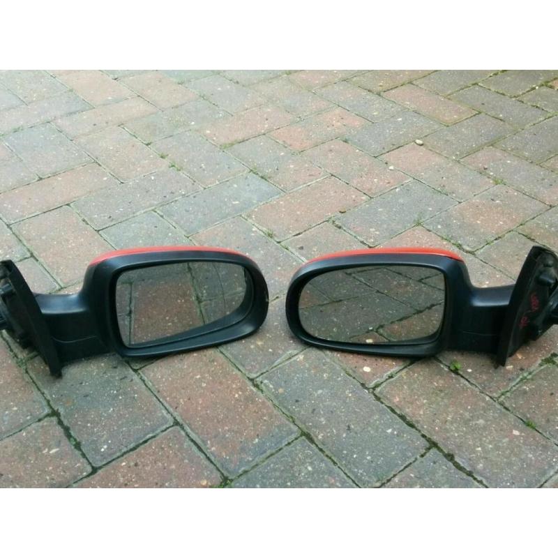 Vauxhall corsa C left and right wing mirrors