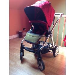 Mamasandpapas sola pushchair in Red.very little used.Excellent condition.Quick sale