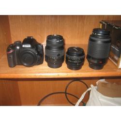 IDEAL STARTER PACK - NIKON D3200 WITH THREE LENSES