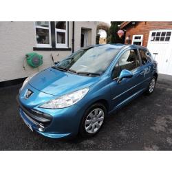 PEUGEOT 207 SPECIAL EDITION M PLAY,12 MONTHS MOT,FULL SERVICE HISTORY,ONLY 55K MILES