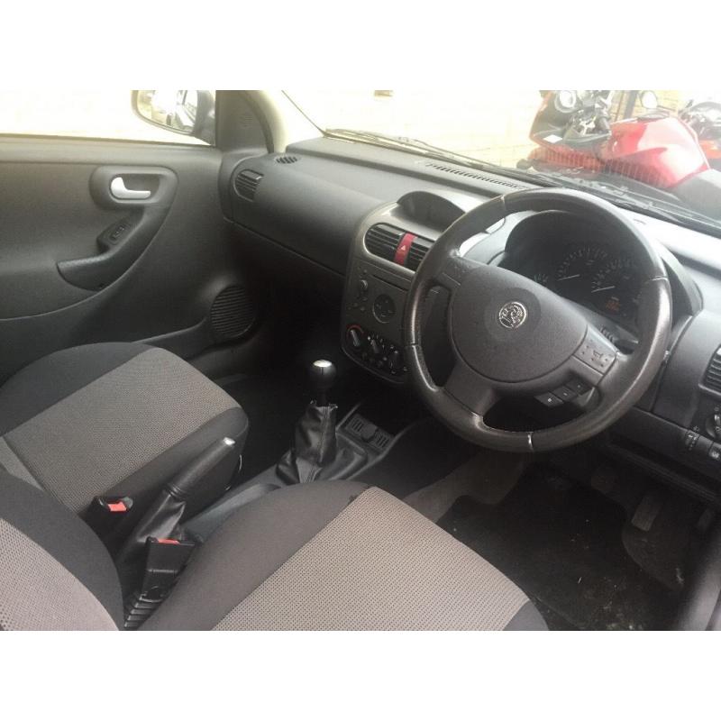 2004 Vauxhall corsa 1.2 petrol, black